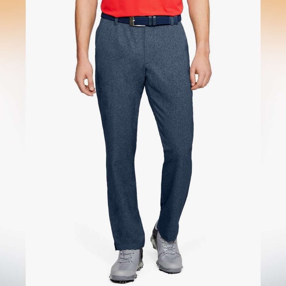 UNDER ARMOUR Men’s Vented Golf Pants size 34 x 34 color charcoal